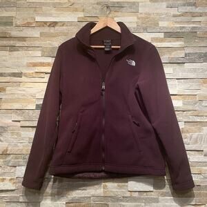 The North Face Women’s M Fleece Jacket | Plum Full Zip Outdoor Layer NWOT